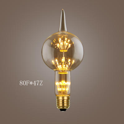 MTXF80-1  Starry Fireworks Vintage Edison LED Bulb Ceiling Lighting For Decoration