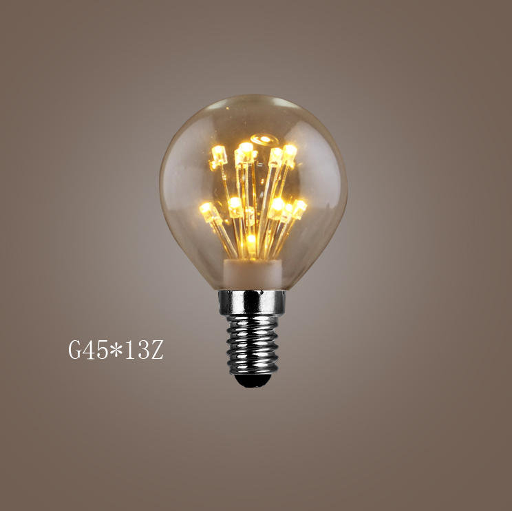 MTXG45  E14  Starry Fireworks Vintage Edison LED Bulb Ceiling Lighting For Decoration