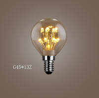 MTXG45  E14  Starry Fireworks Vintage Edison LED Bulb Ceiling Lighting For Decoration