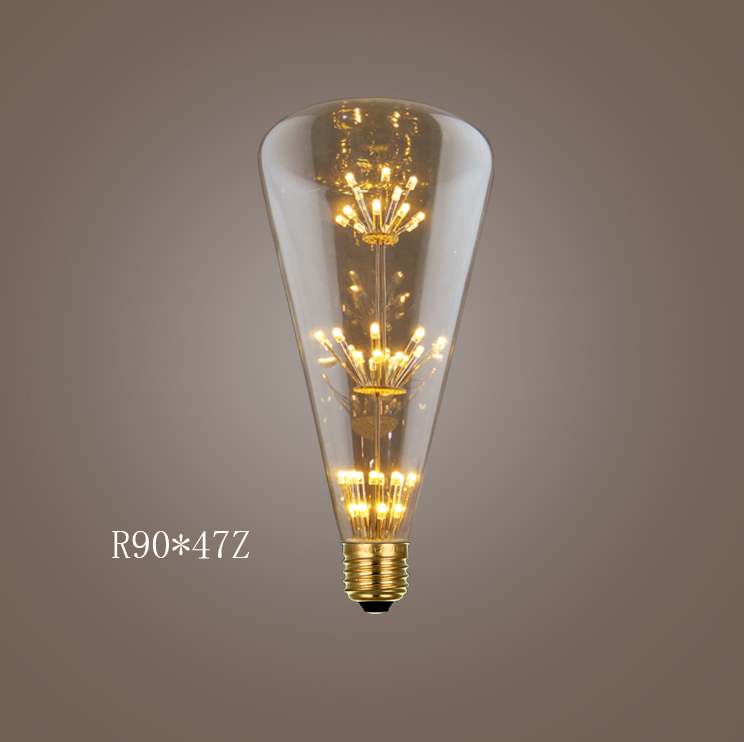 MTXR90-1  Starry Fireworks Vintage Edison LED Bulb Ceiling Lighting For Decoration