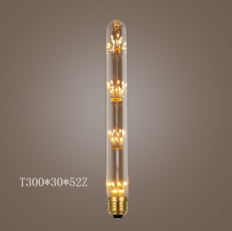 MTXT30-300-1  Starry Fireworks Vintage Edison LED Bulb Ceiling Lighting For Decoration
