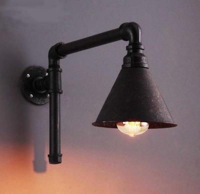 SG35-01  Iron Rustic pipe wall lamp