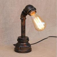 TD03  Iron Rustic pipe table lamp