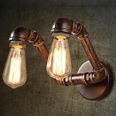 SG16-02  Iron Rustic pipe wall lamp