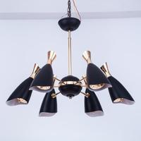 MS21-6  Vintage Brass Copper Iron Hanging Large Golden Rustic Pendant Light