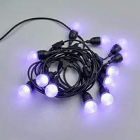 Outdoor Light String E26 E27 S14 Edison Bulb included Christmas Waterproof Connectable LED String Light